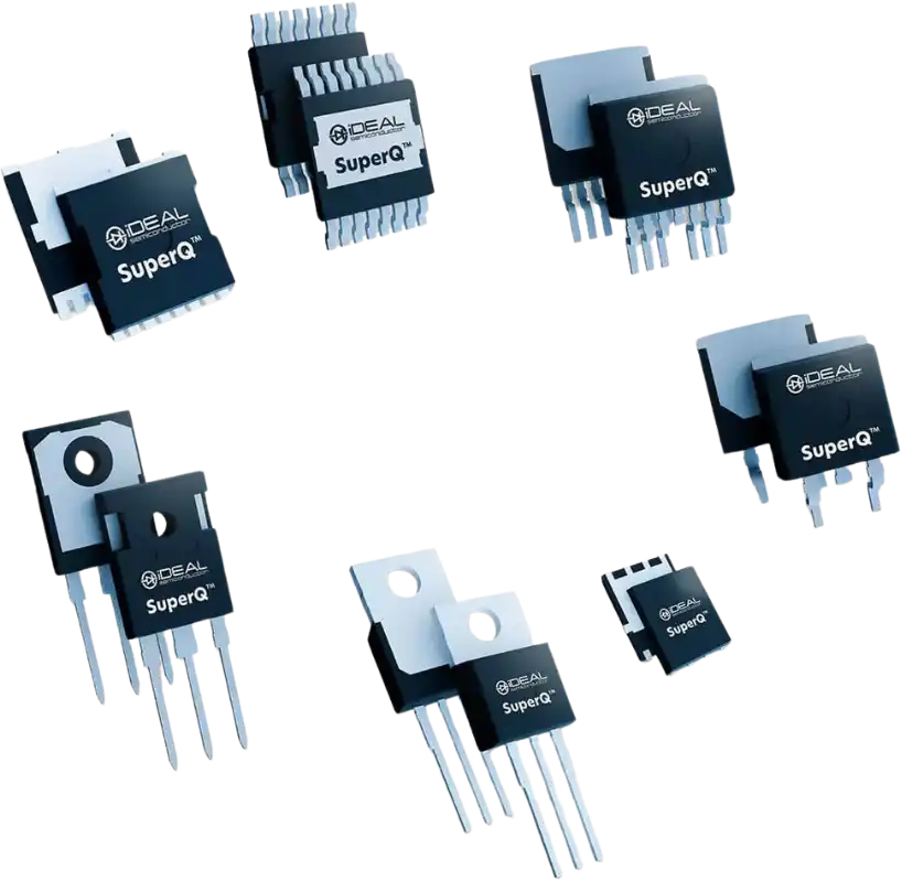 Semiconductor chips and company logo