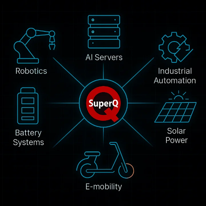 application hub SuperQ MOSFET Applications